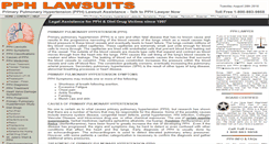 Desktop Screenshot of pph-lawyer.com